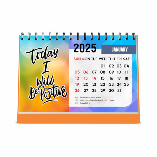 Positivity Desk Calendar 2025