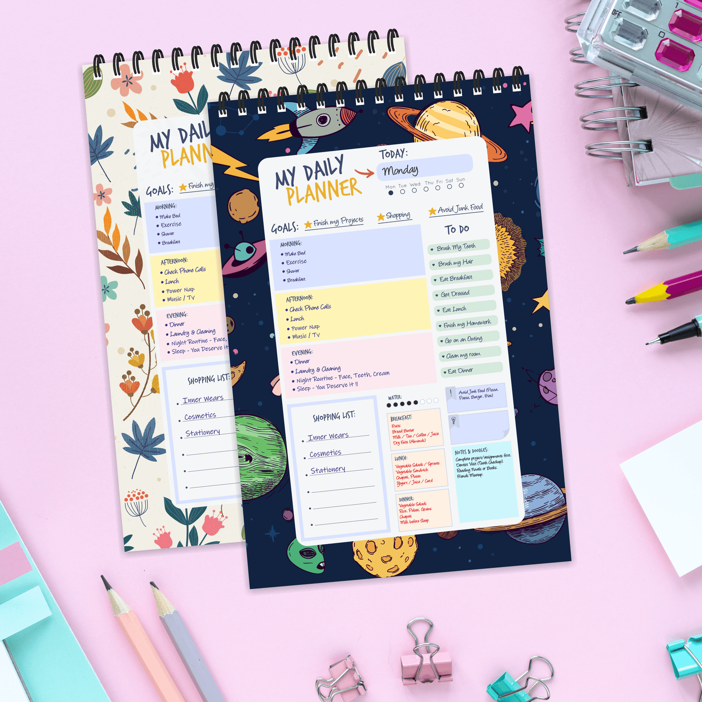 Designer Daily Planners