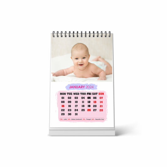 ESCAPER Baby Calendar 2024 for Easy Daily Planning