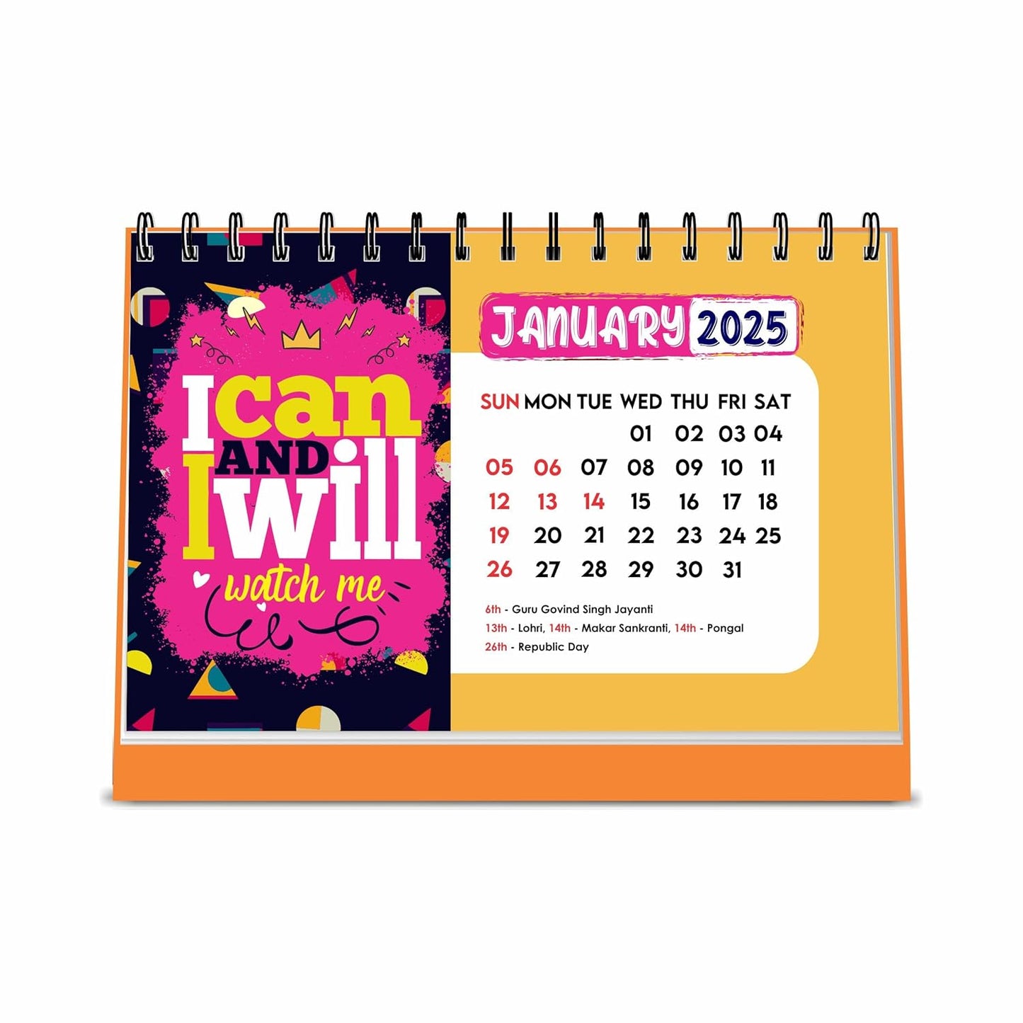 ESCAPER Motivational Desk Calendar 2025