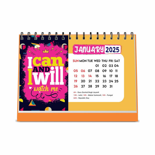 ESCAPER Motivational Desk Calendar 2025