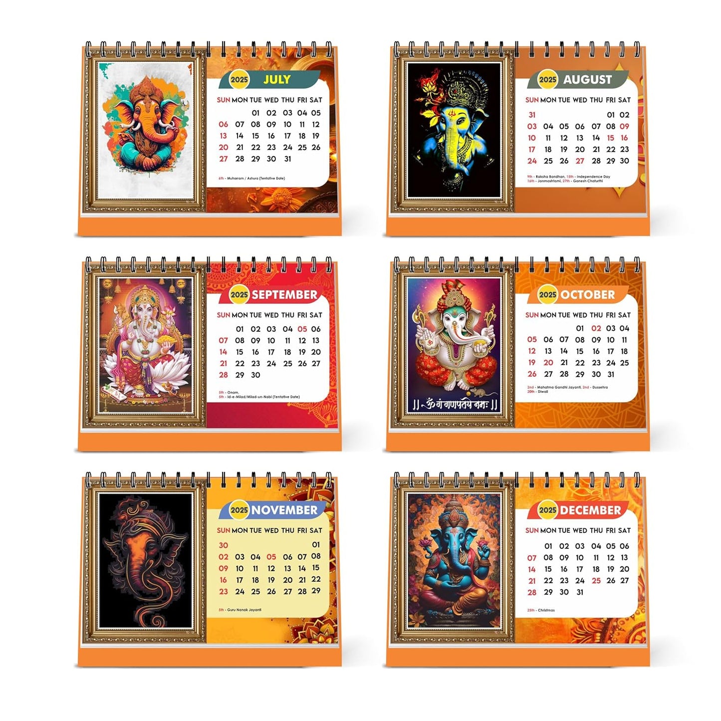 ESCAPER Lord Ganesha Calendar 2025