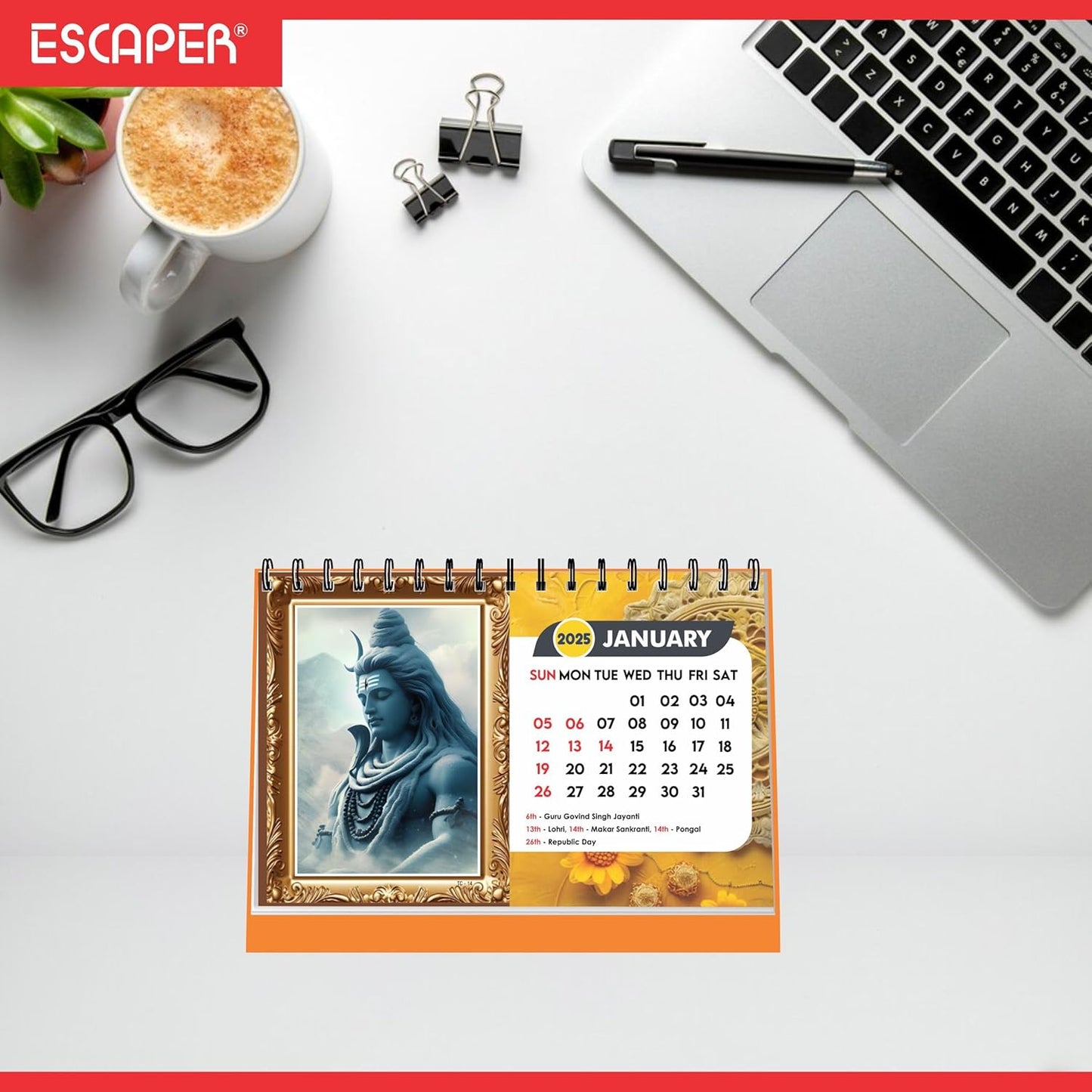 ESCAPER Shiva Calendar 2025