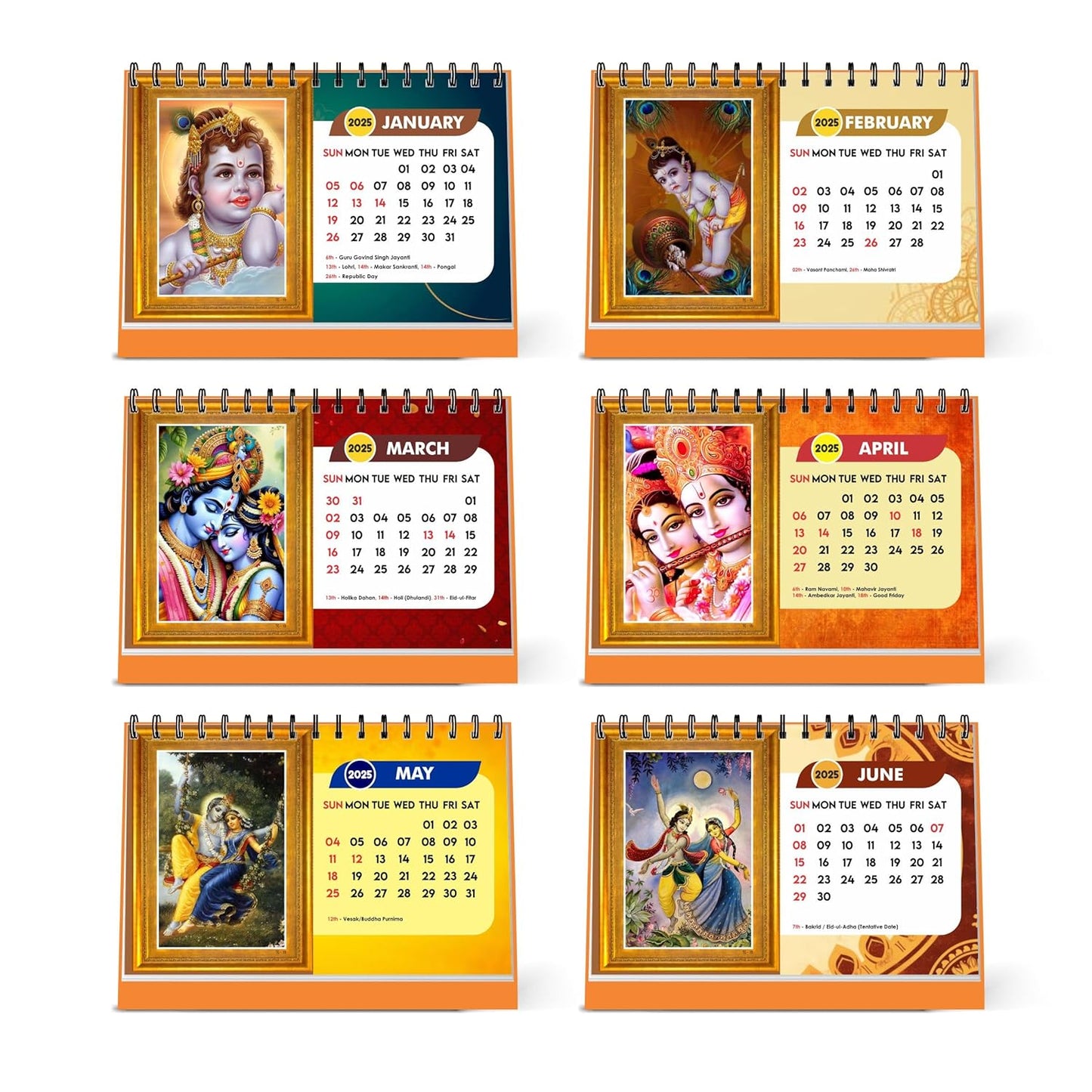 ESCAPER Shri Krishna Calendar 2025