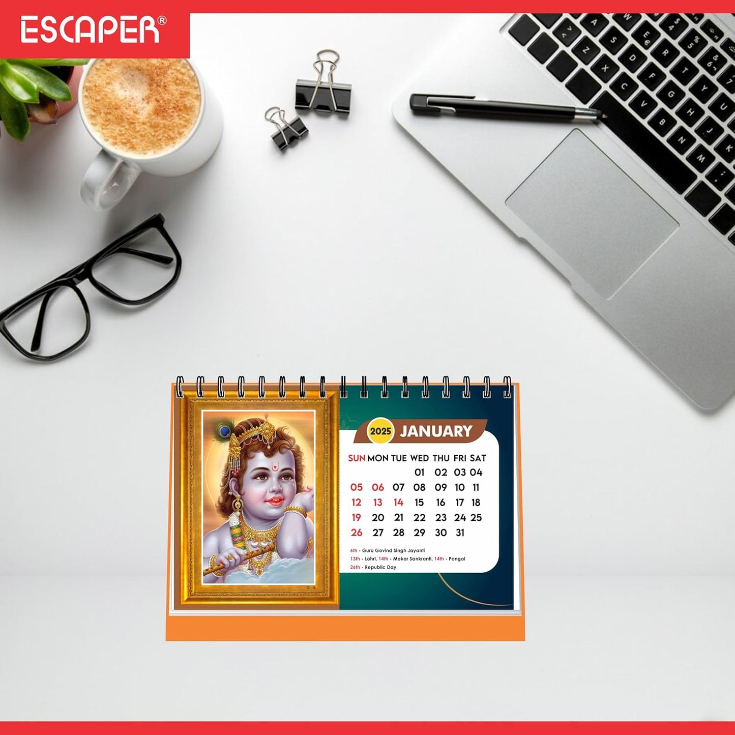 ESCAPER Shri Krishna Calendar 2025