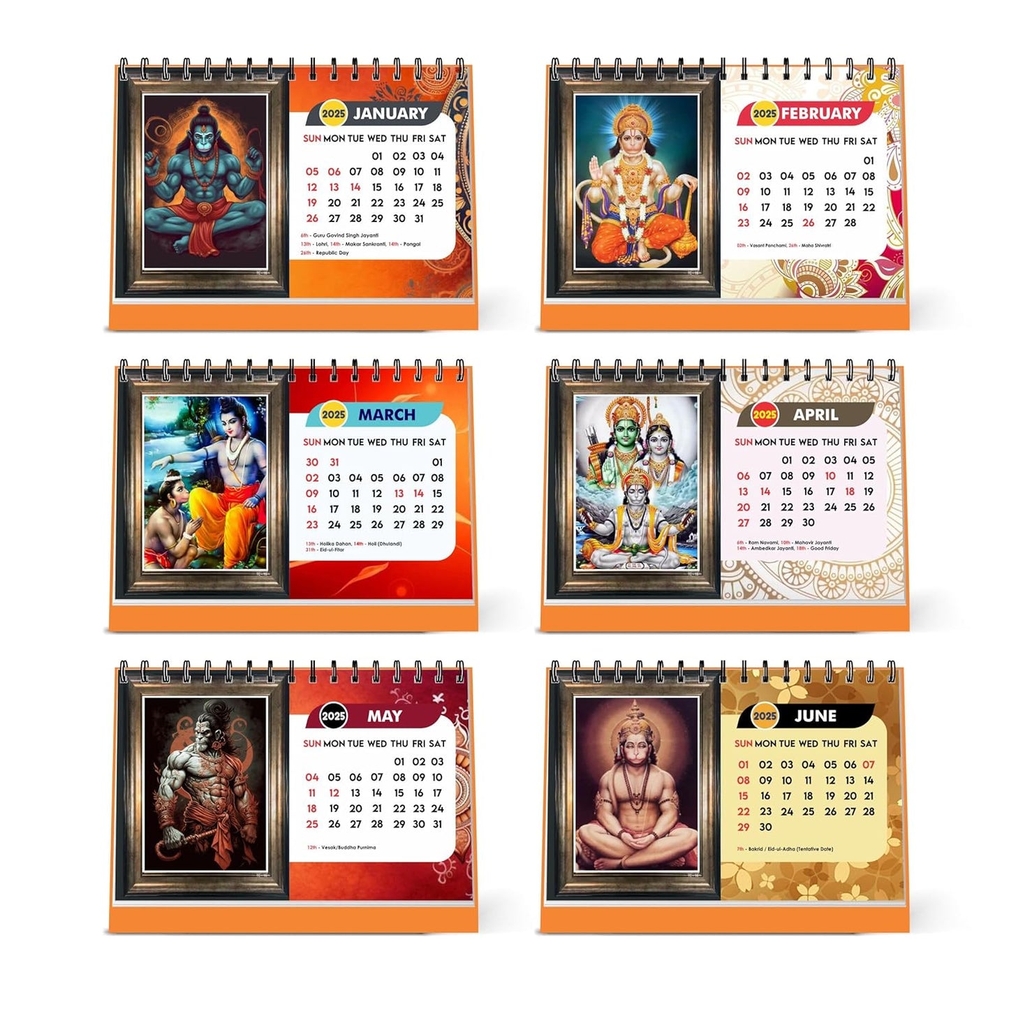 ESCAPER Hanuman Ji Calendar 2025