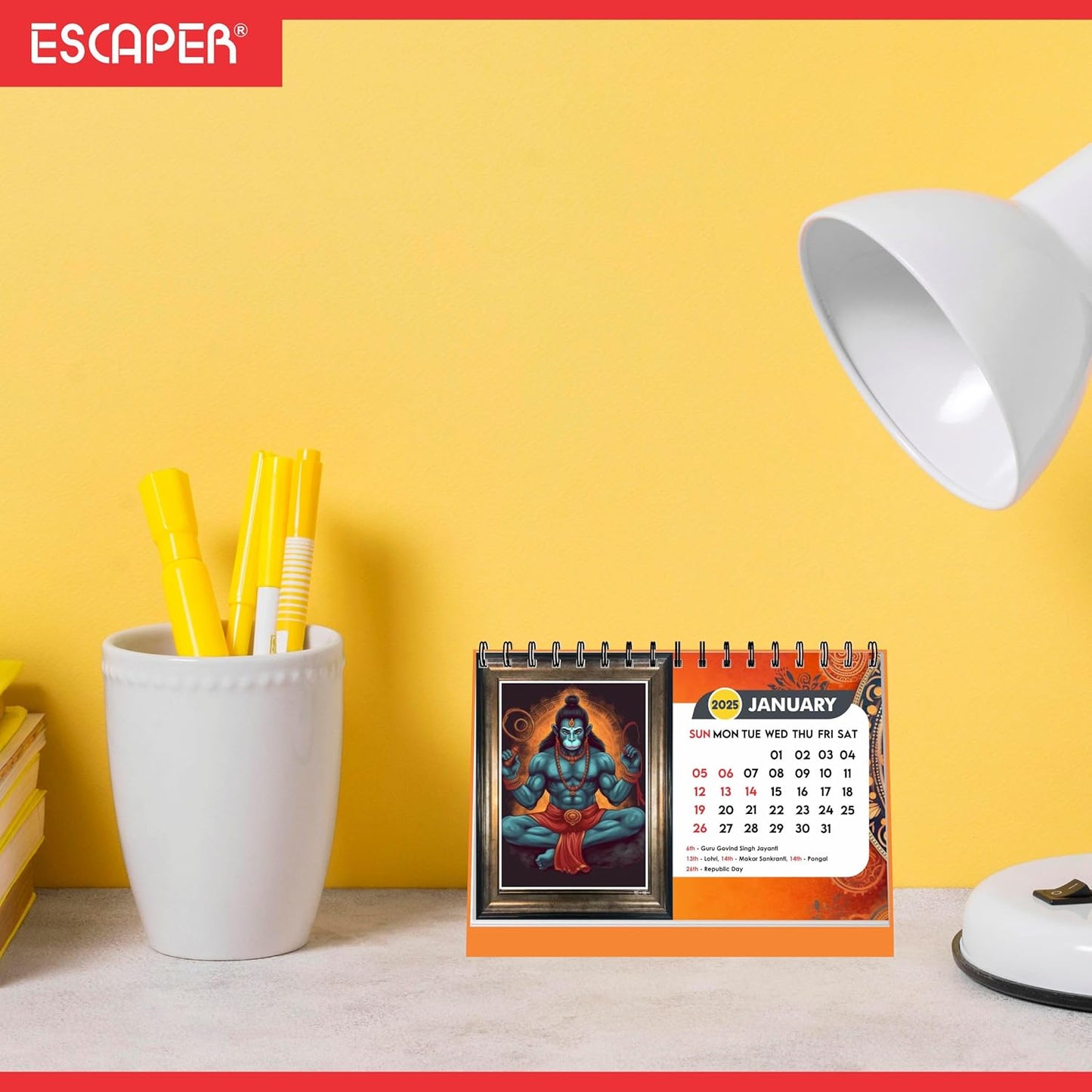 ESCAPER Hanuman Ji Calendar 2025