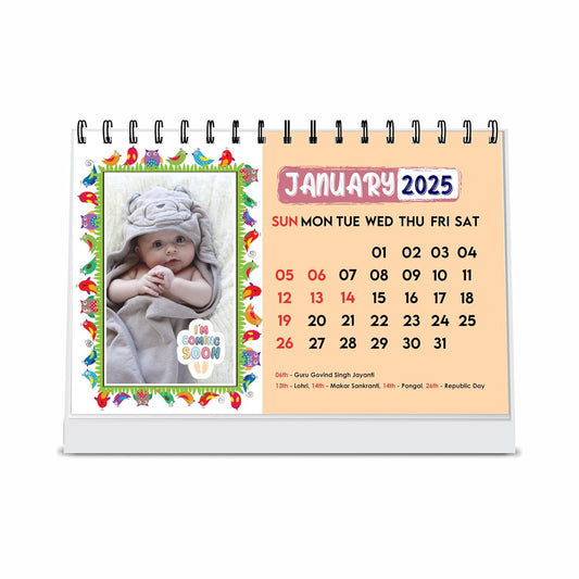 ESCAPER Cute Baby Calendar 2025