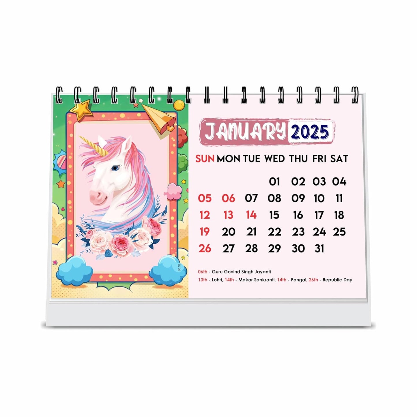 ESCAPER Magical Unicorn Calendar 2025