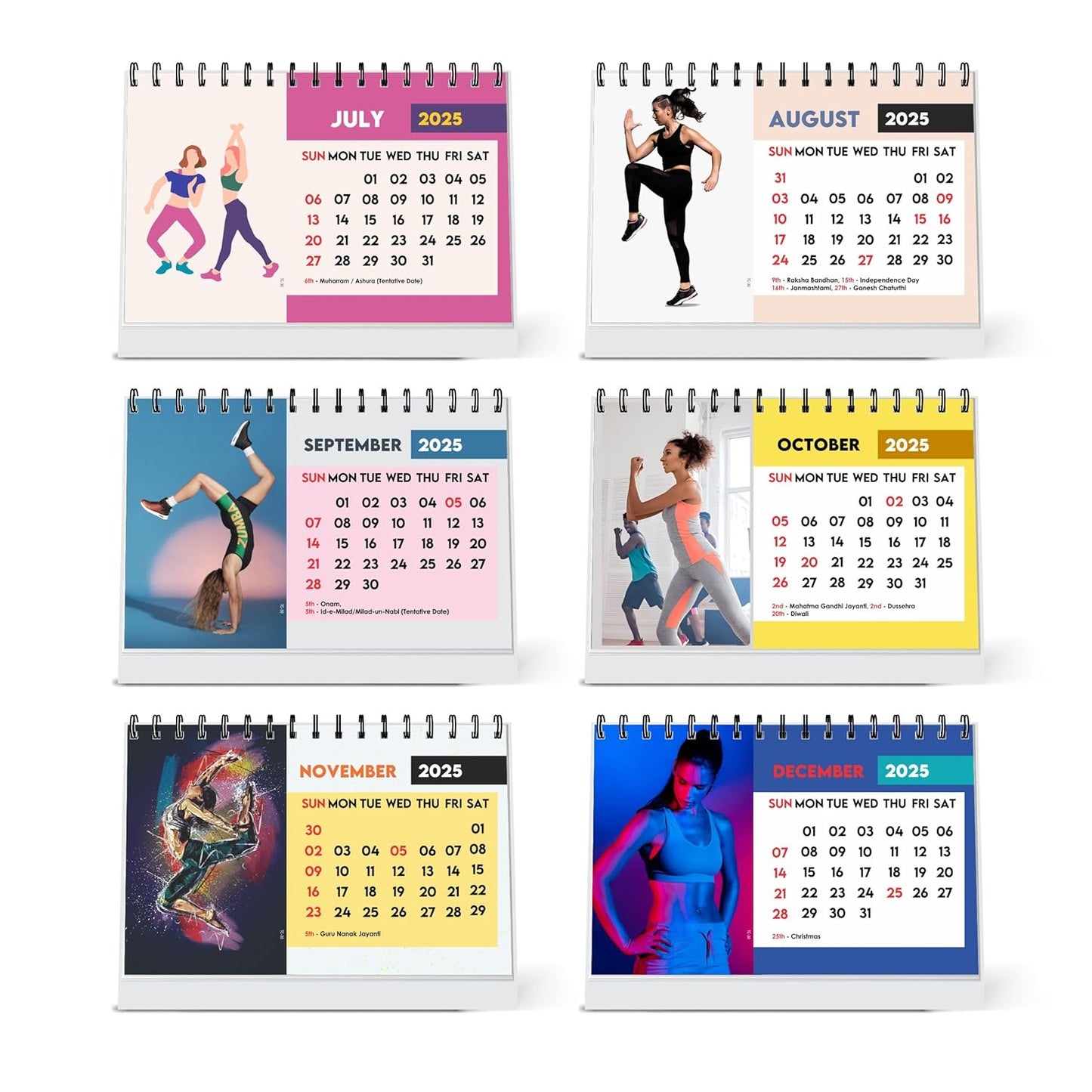 ESCAPER Fitness Calendar 2025