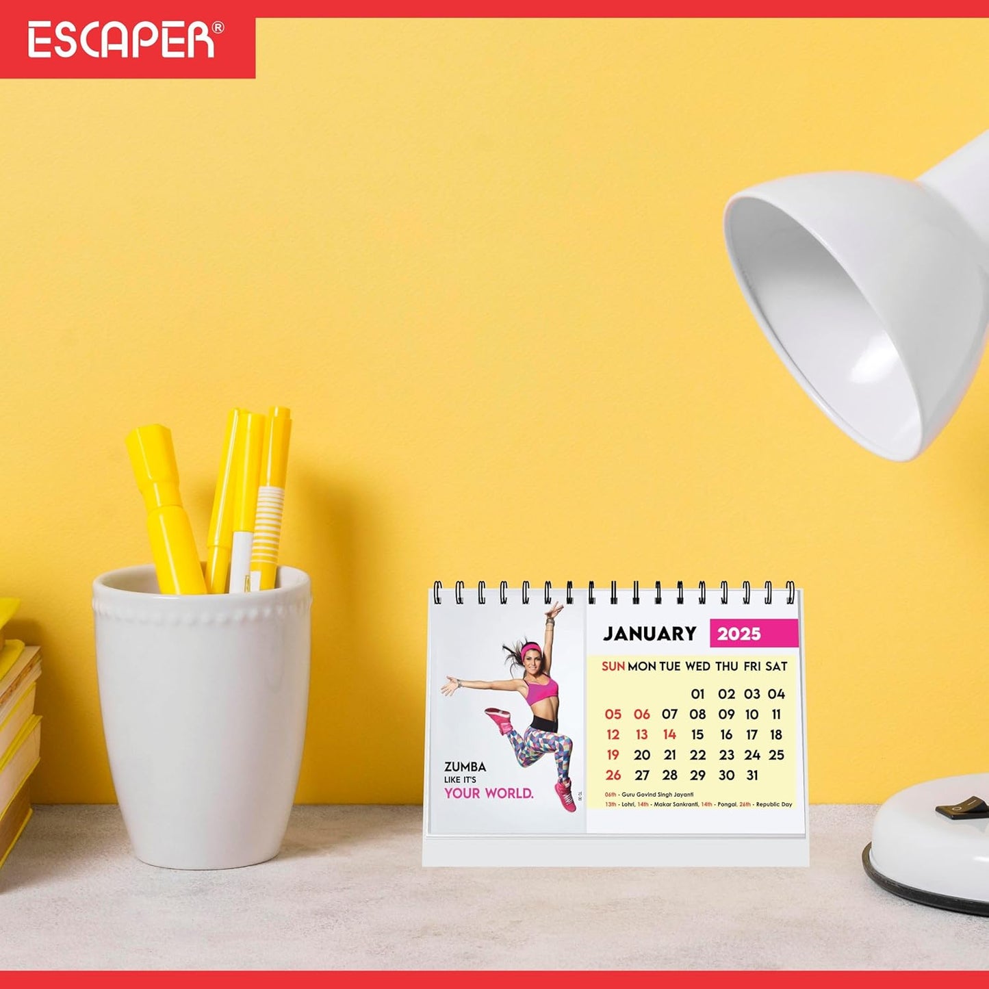 ESCAPER Fitness Calendar 2025