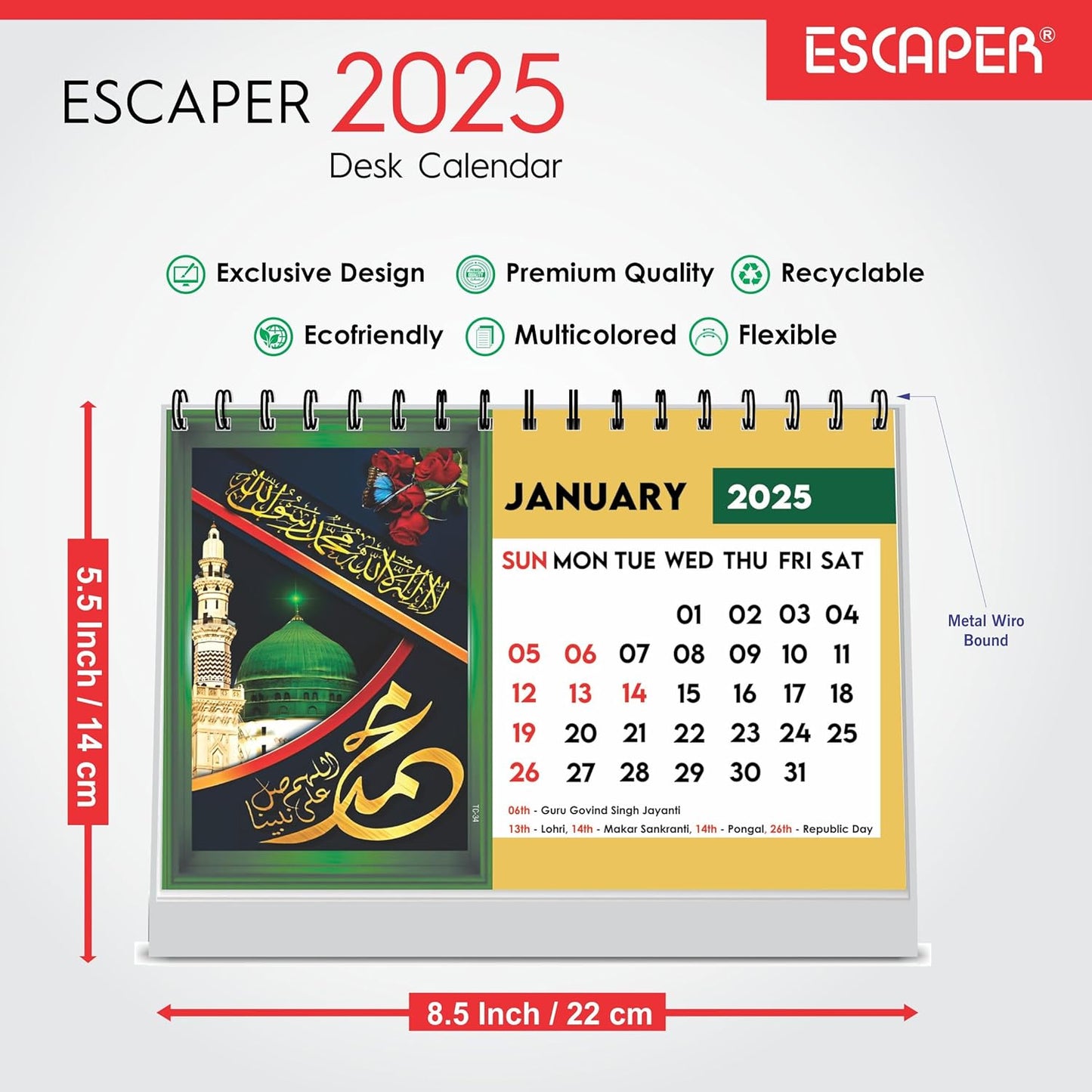 ESCAPER Islamic Calendar 2025