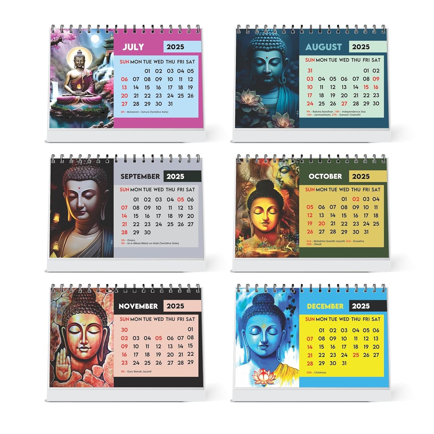 ESCAPER Lord Buddha Calendar 2025