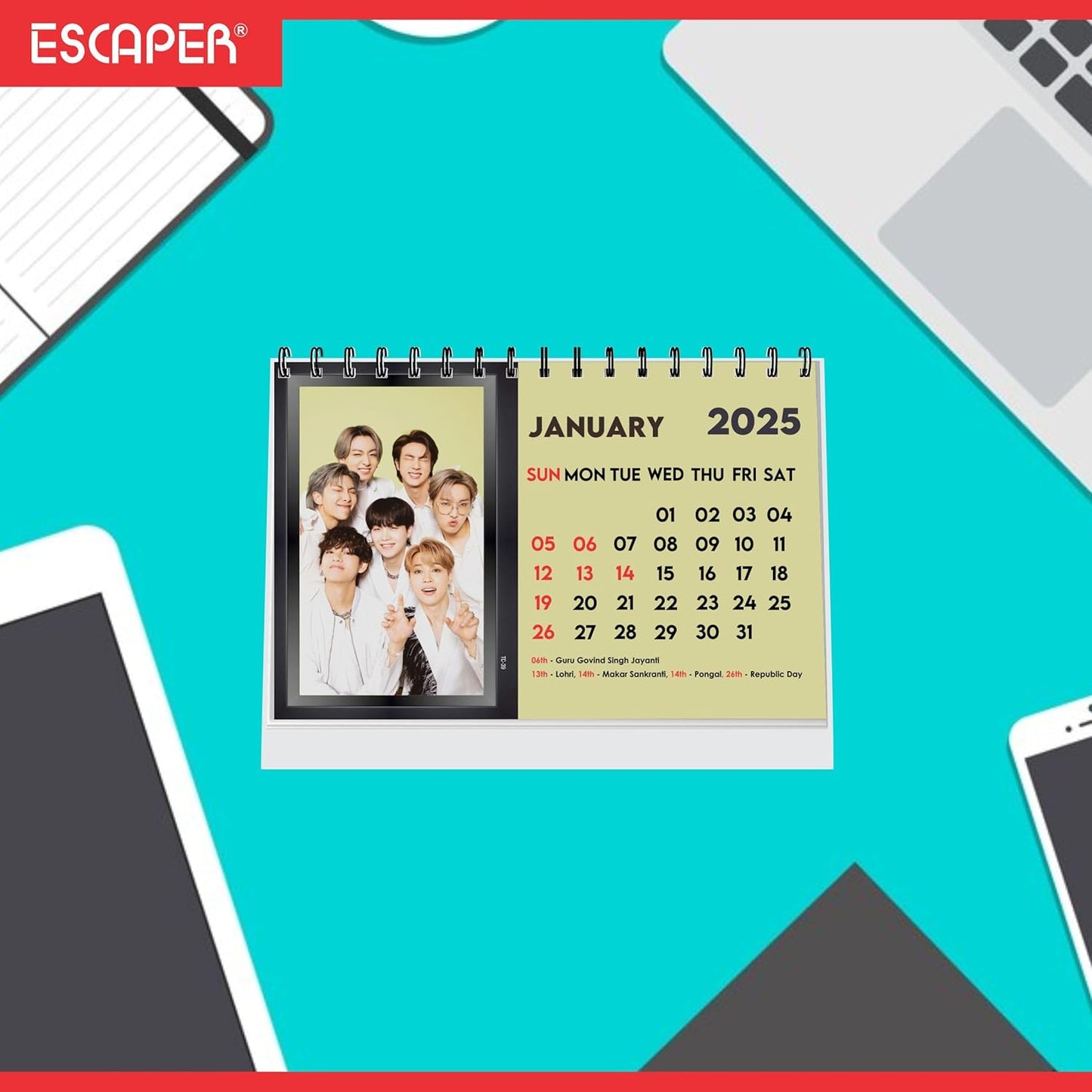 ESCAPER BTS Calendar 2025