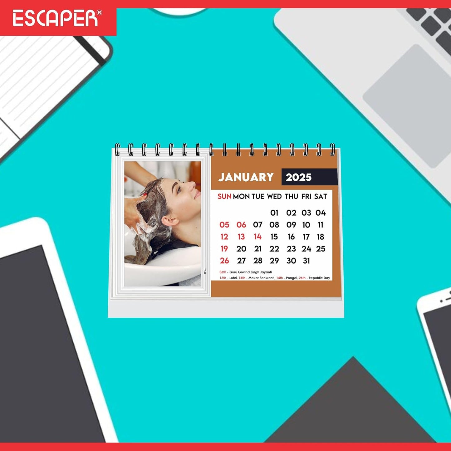 ESCAPER Beauty Salon Calendar 2025