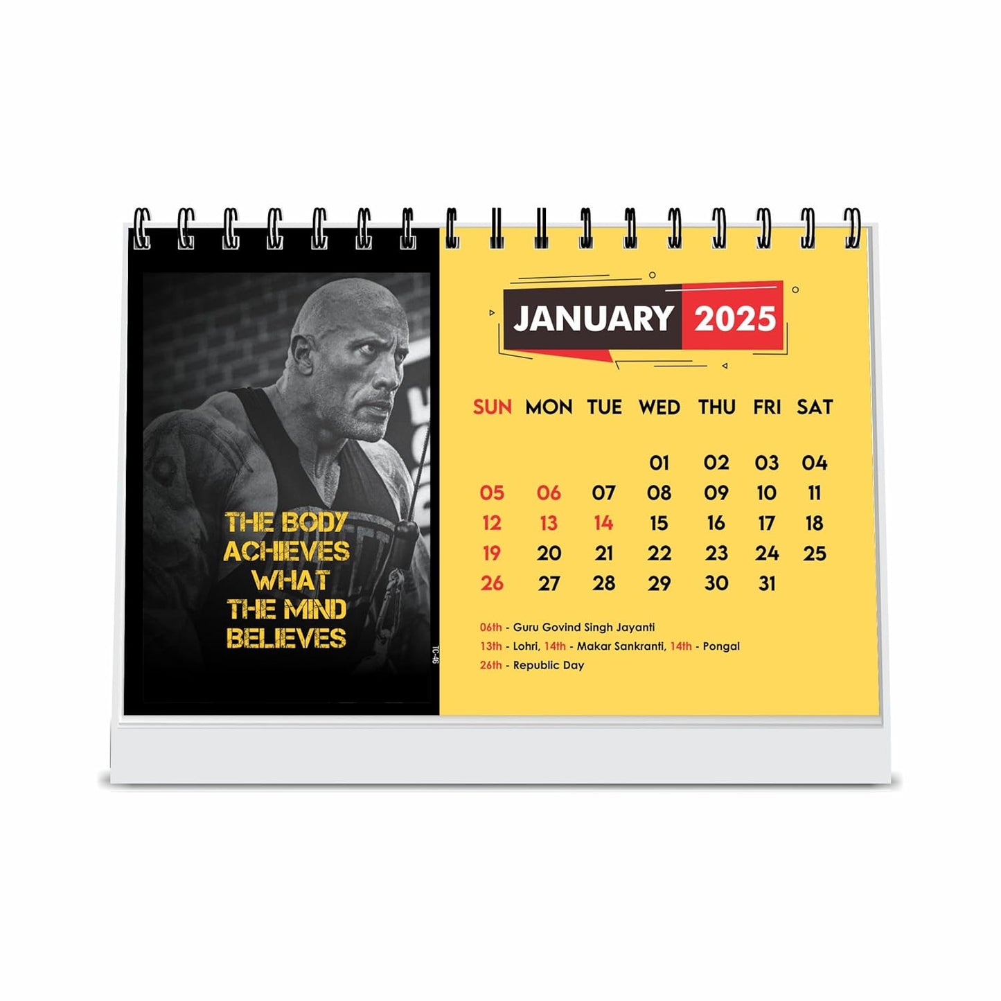 ESCAPER Fitness Calendar 2025