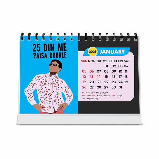 ESCAPER Famous Bollywood Dialogues Calendar 2025