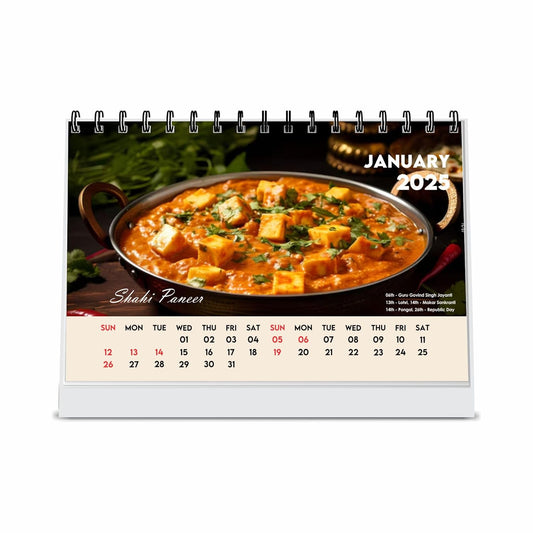 ESCAPER Traditional Curry Vegetables Calendar 2025