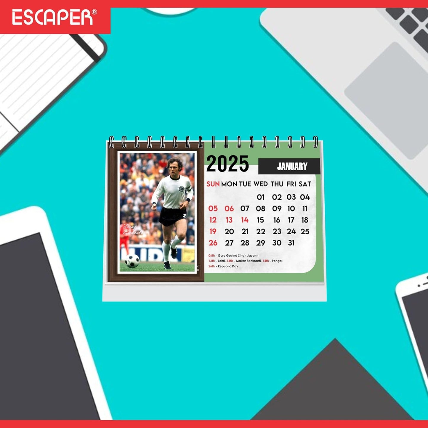 ESCAPER Football Calendar 2025