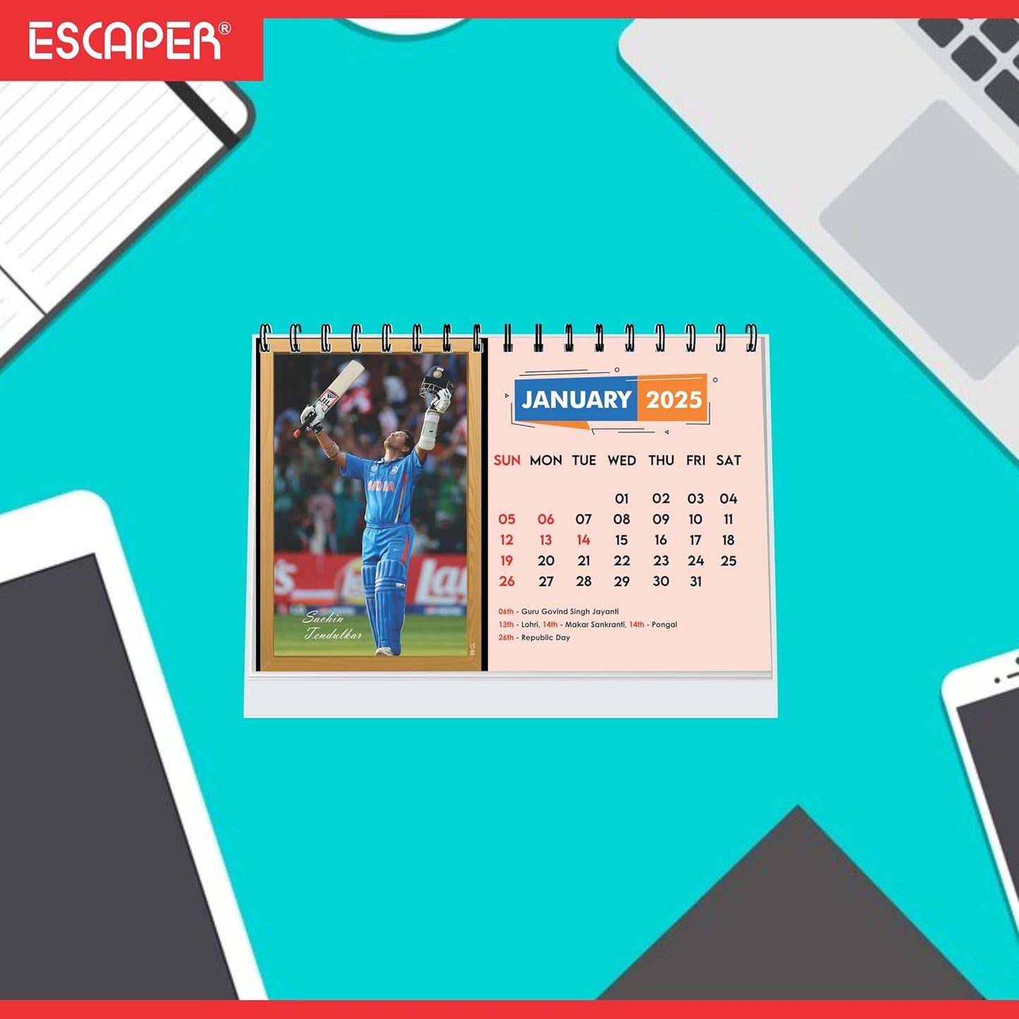 ESCAPER Cricket Calendar 2025