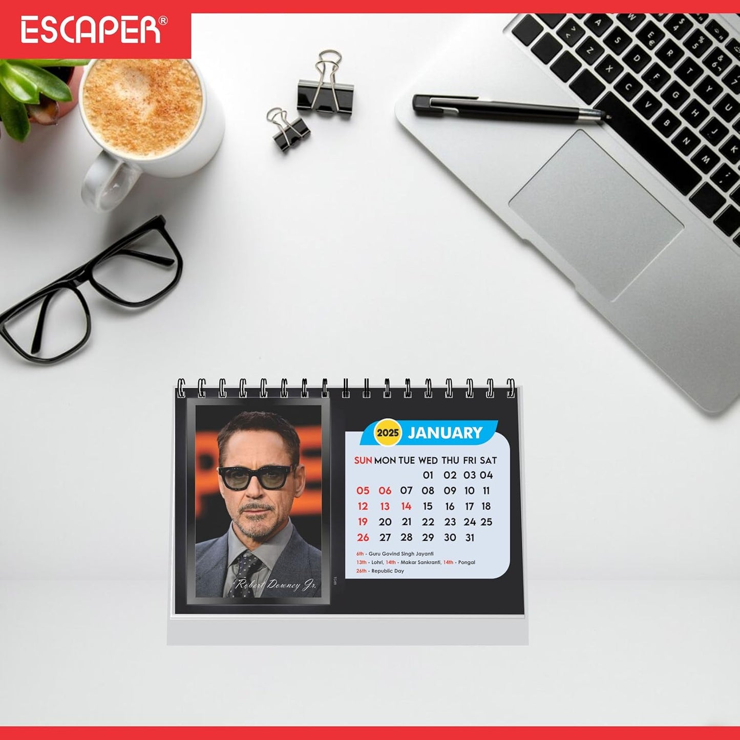 ESCAPER Hollywood Celebritiy Calendar 2025