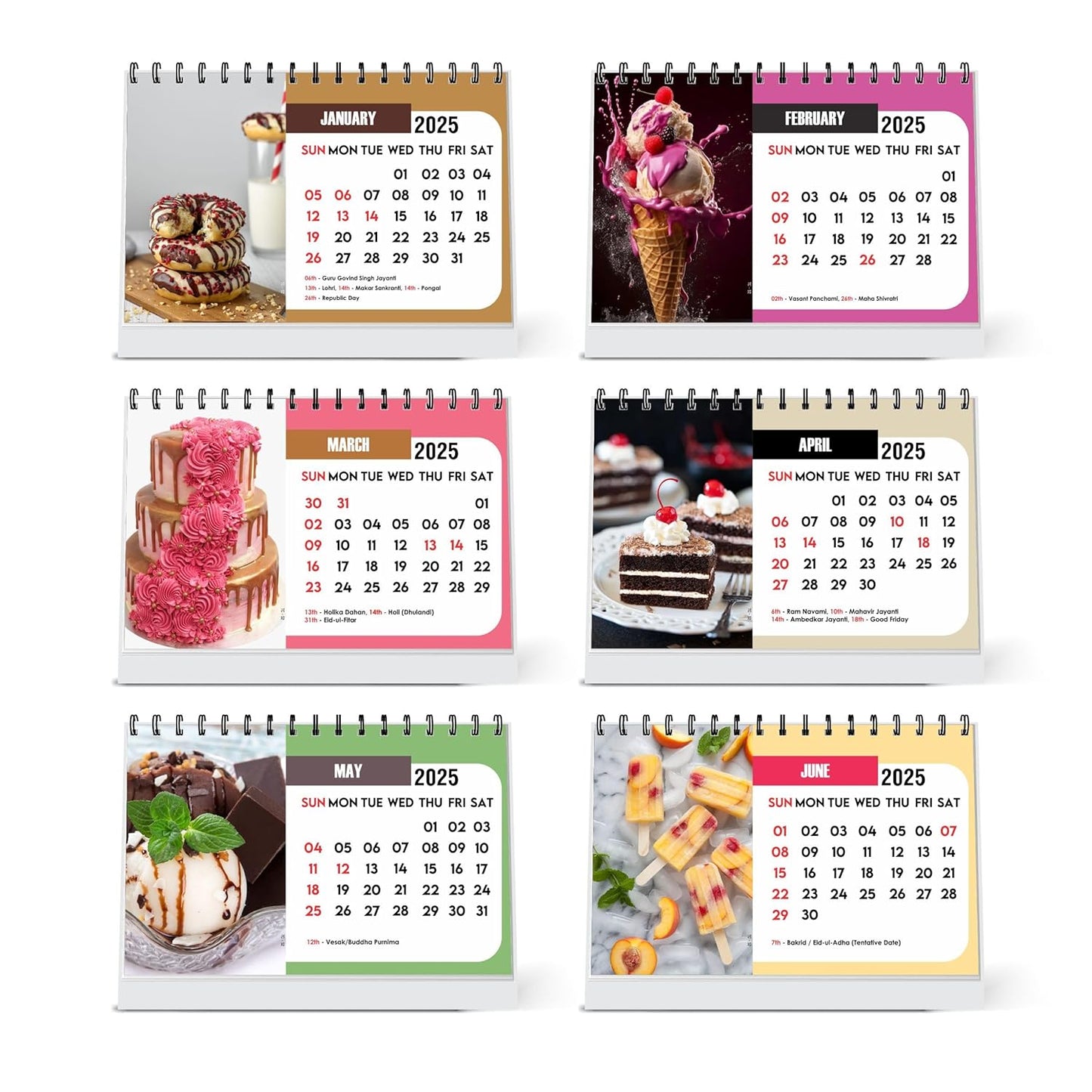 ESCAPER Bakery Shop Calendar 2025