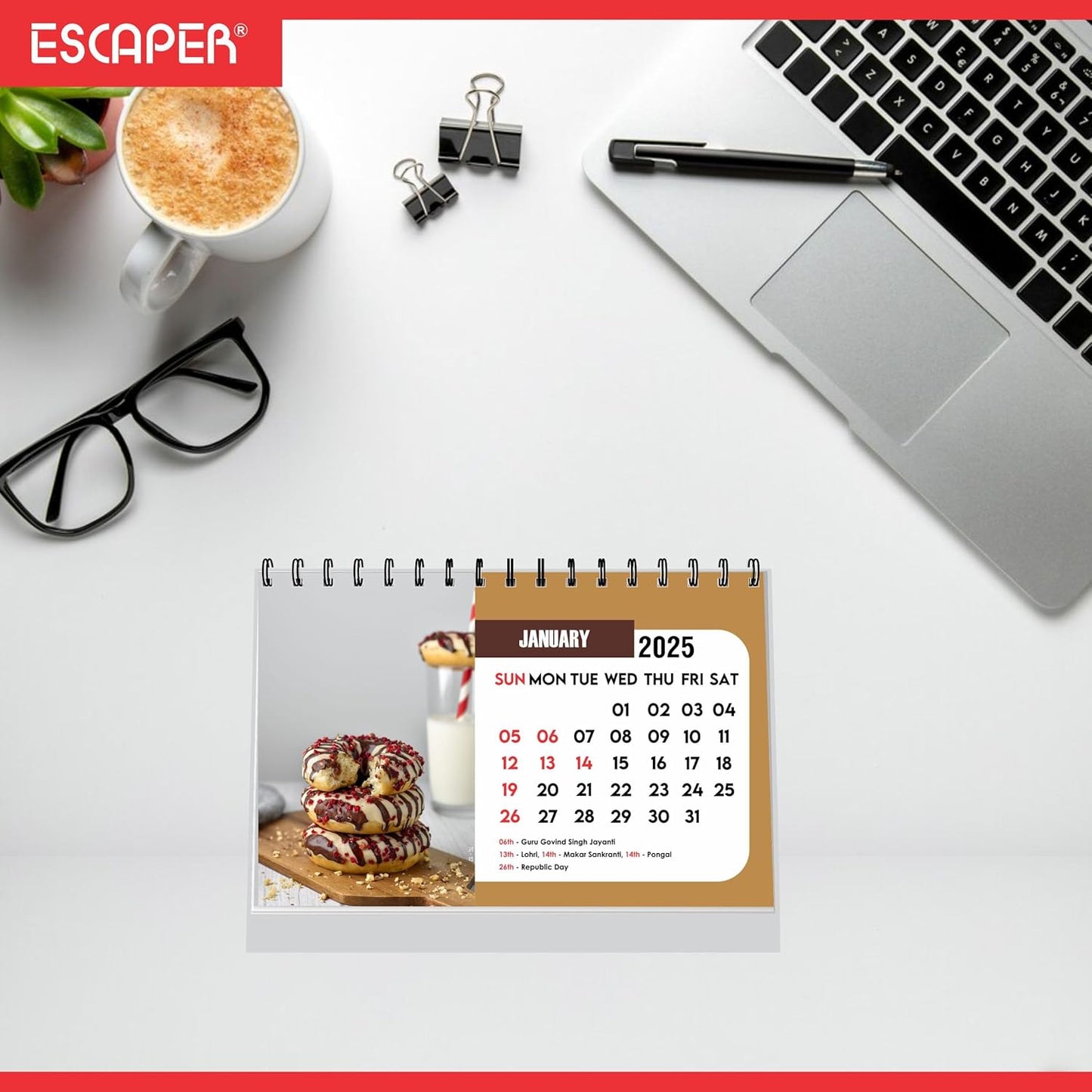 ESCAPER Bakery Shop Calendar 2025