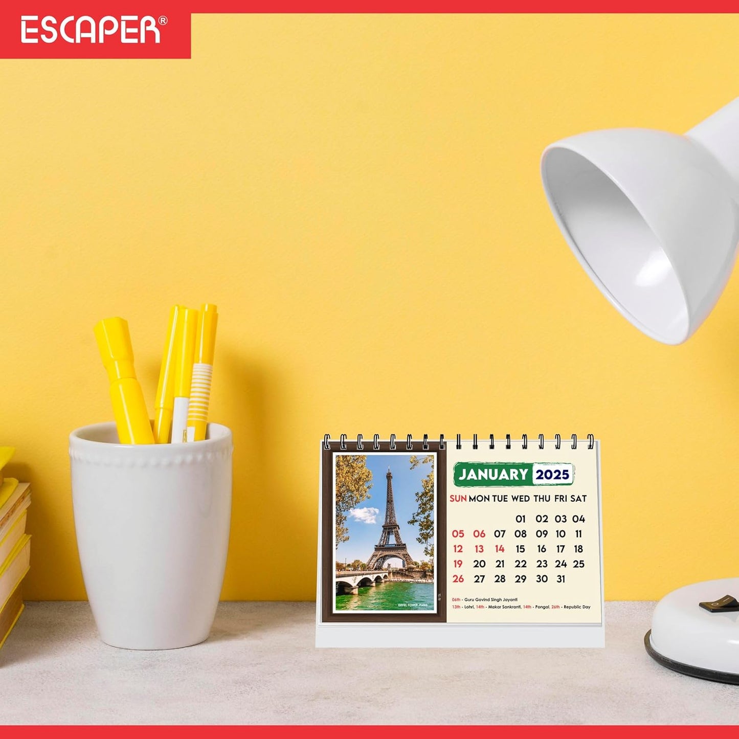 ESCAPER Travel Calendar 2025