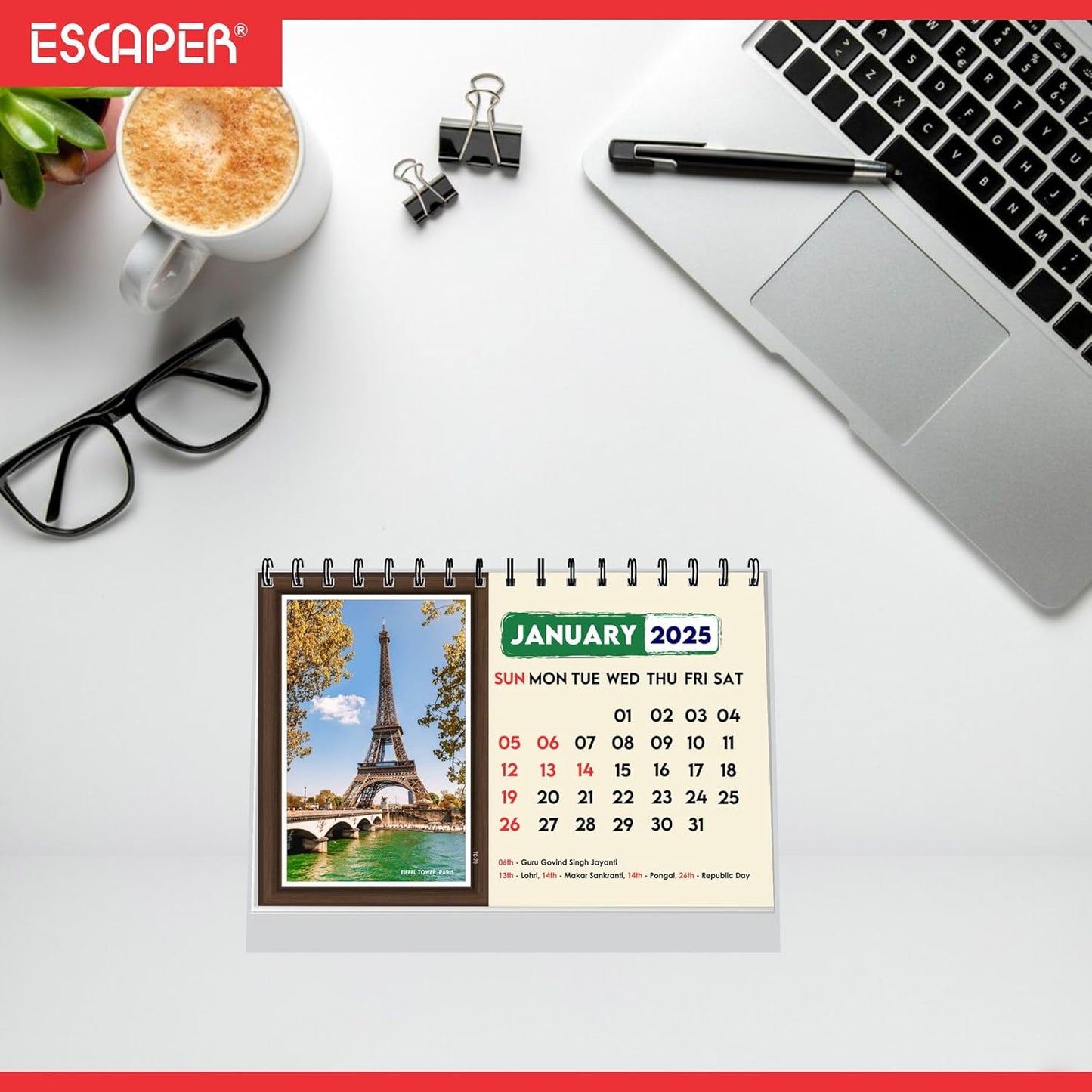 ESCAPER Travel Calendar 2025