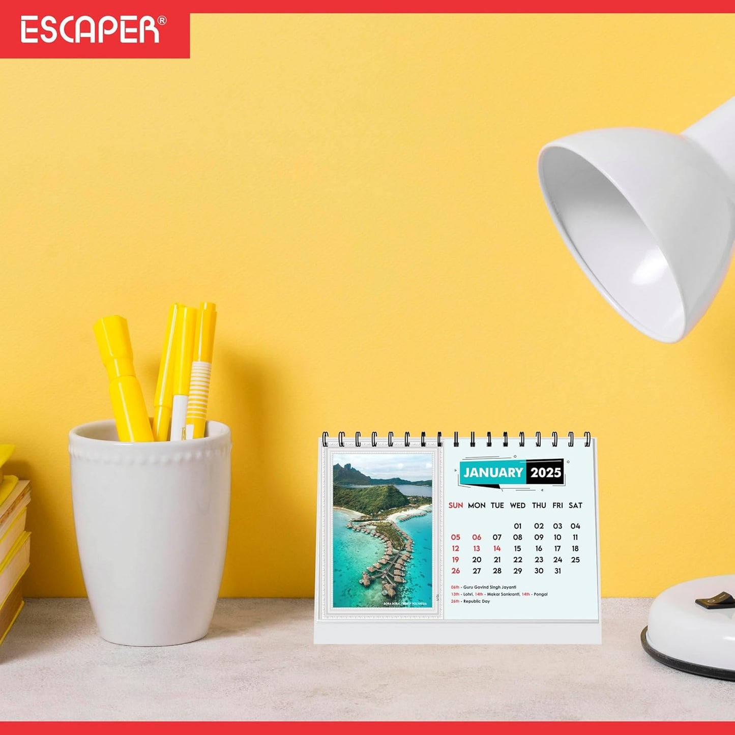 ESCAPER Travel Calendar 2025