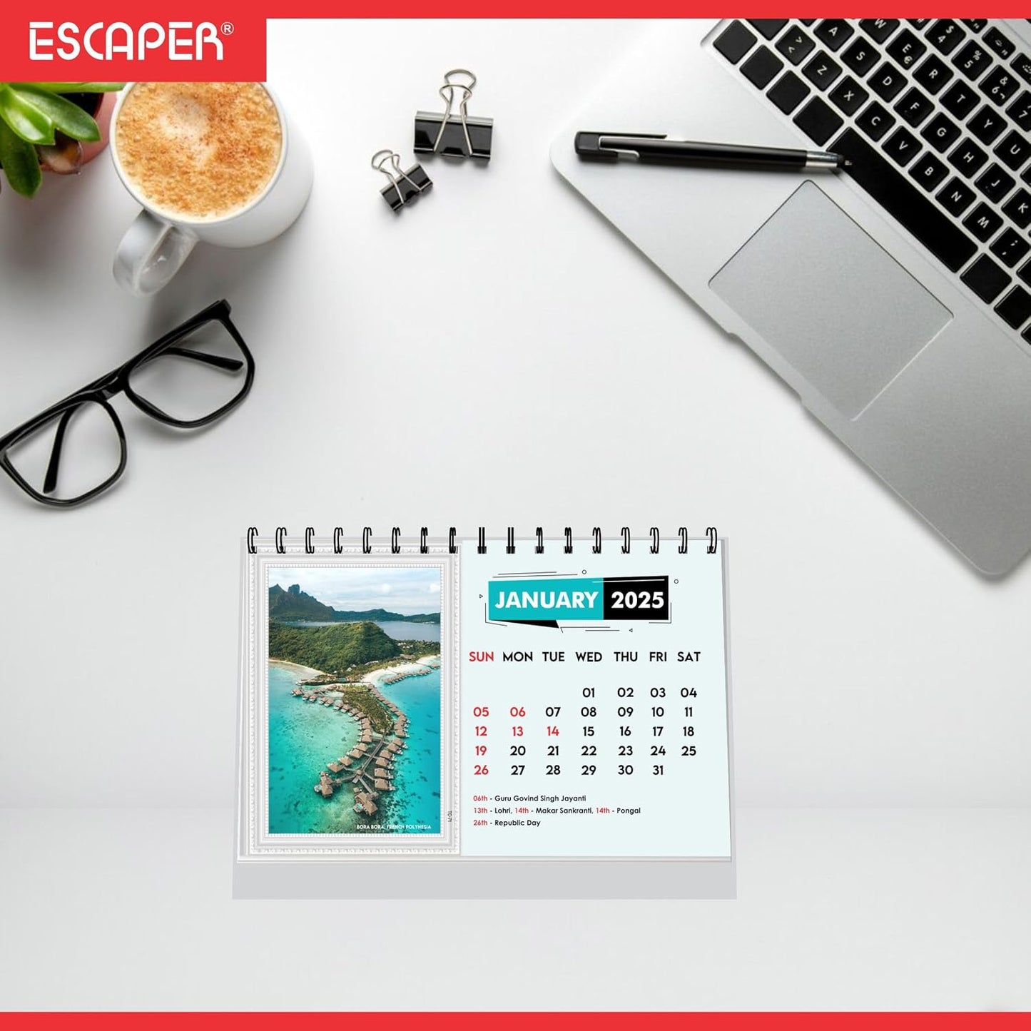 ESCAPER Travel Calendar 2025