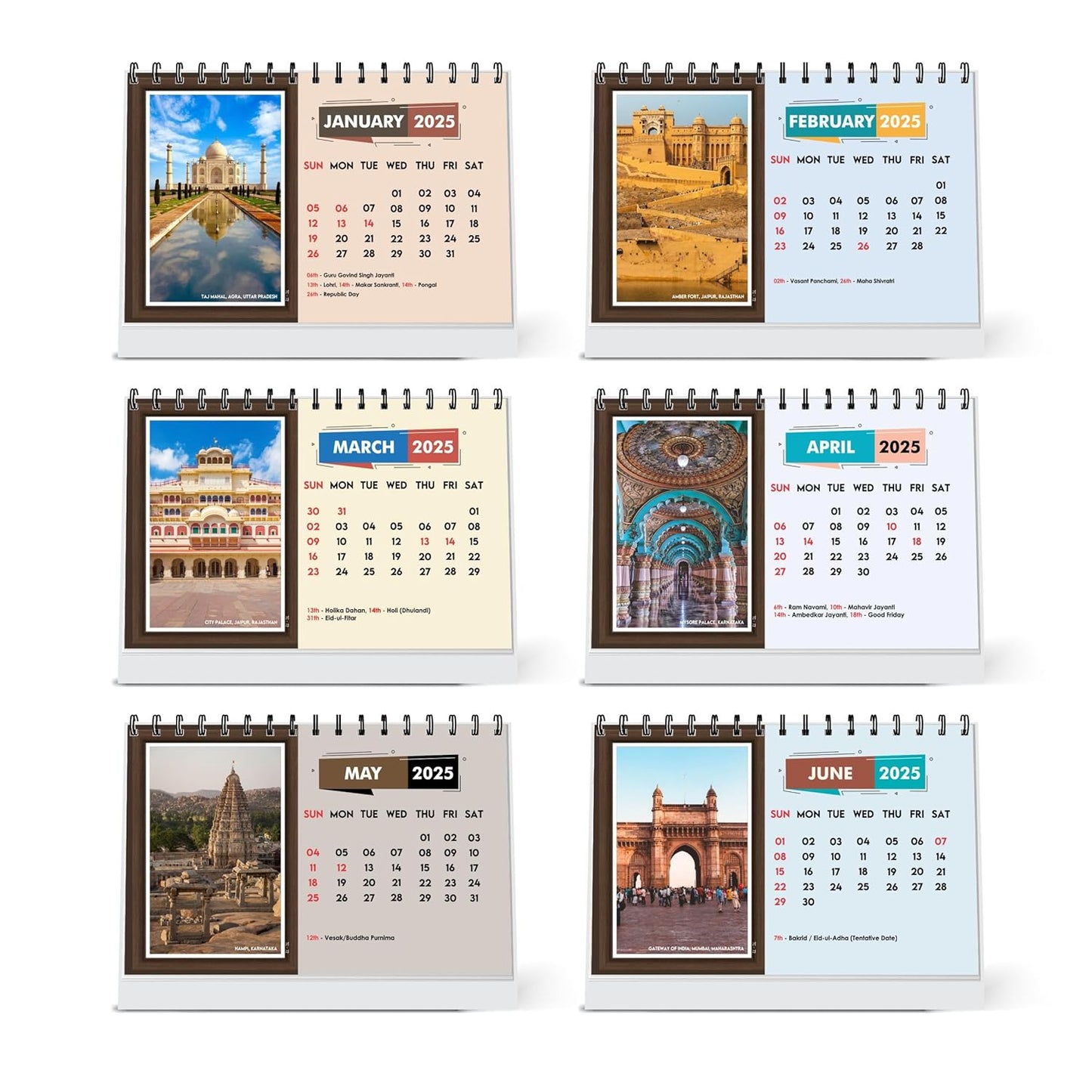 ESCAPER Travel Calendar 2025