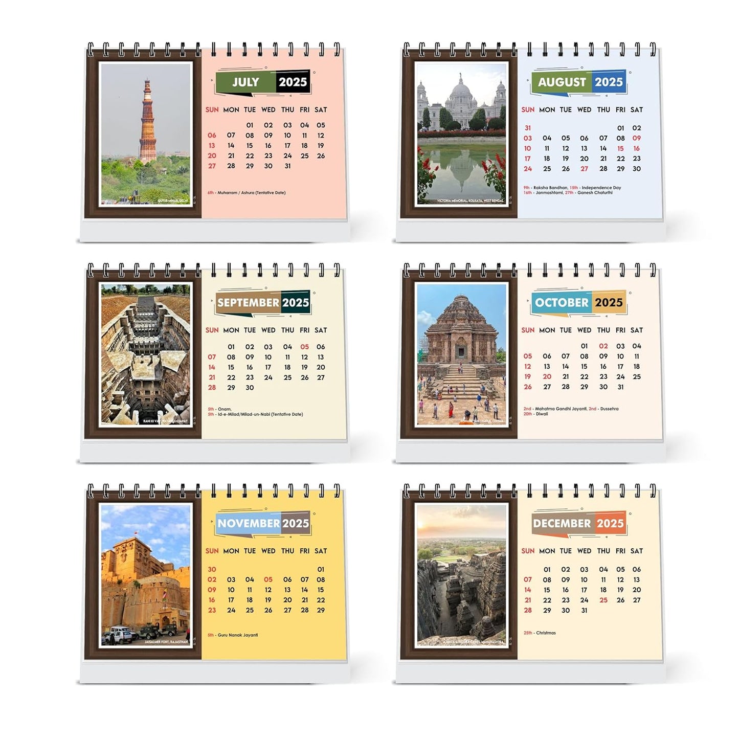 ESCAPER Travel Calendar 2025