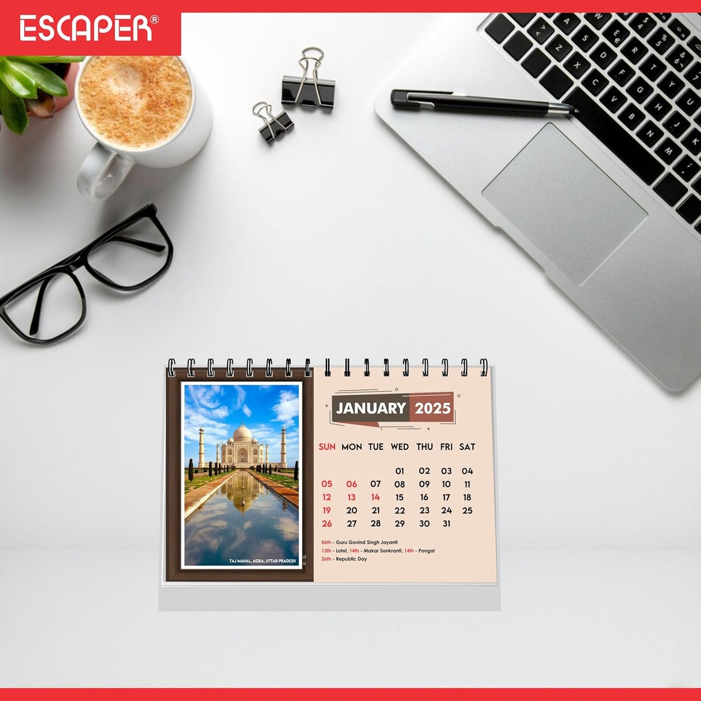 ESCAPER Travel Calendar 2025