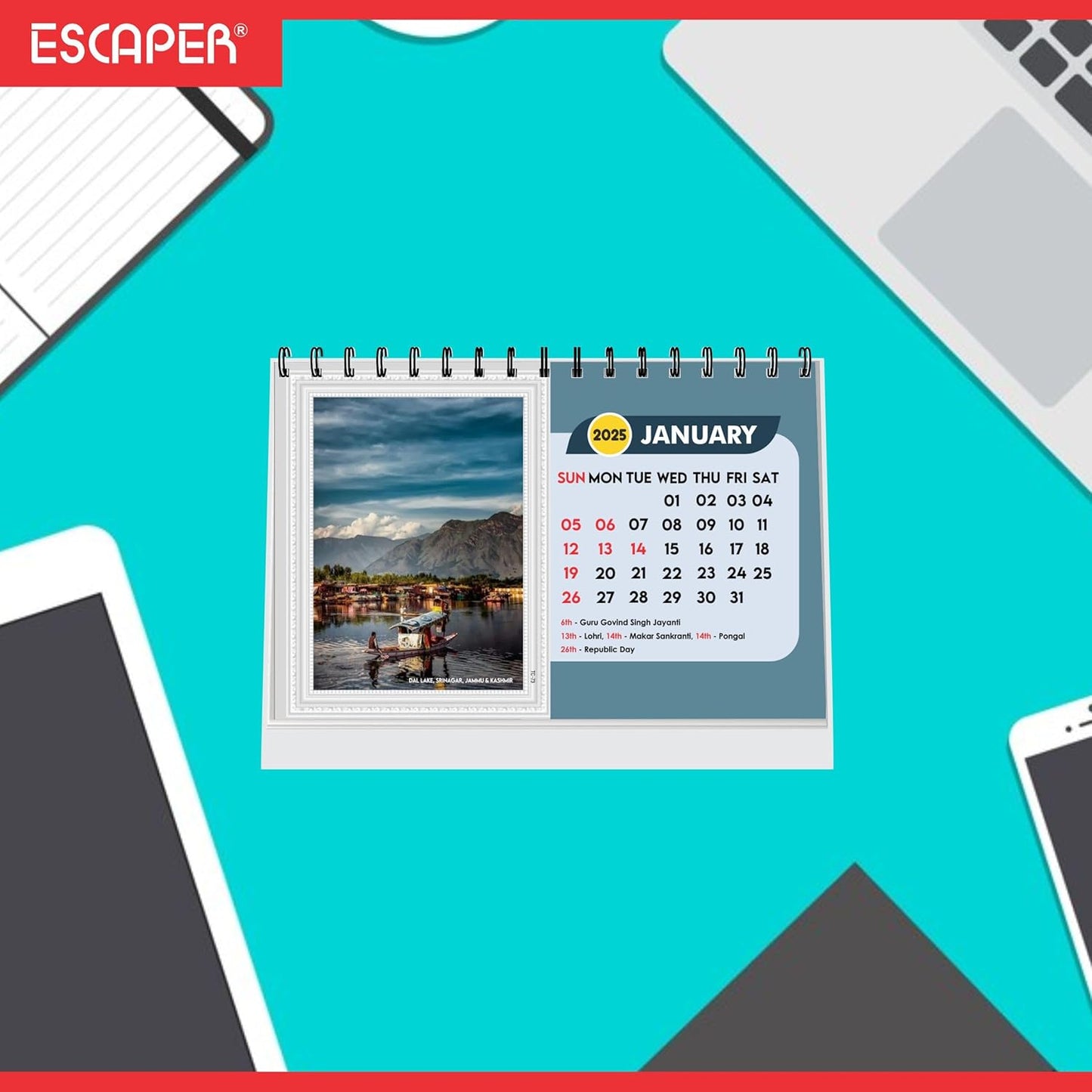 ESCAPER Travel Calendar 2025