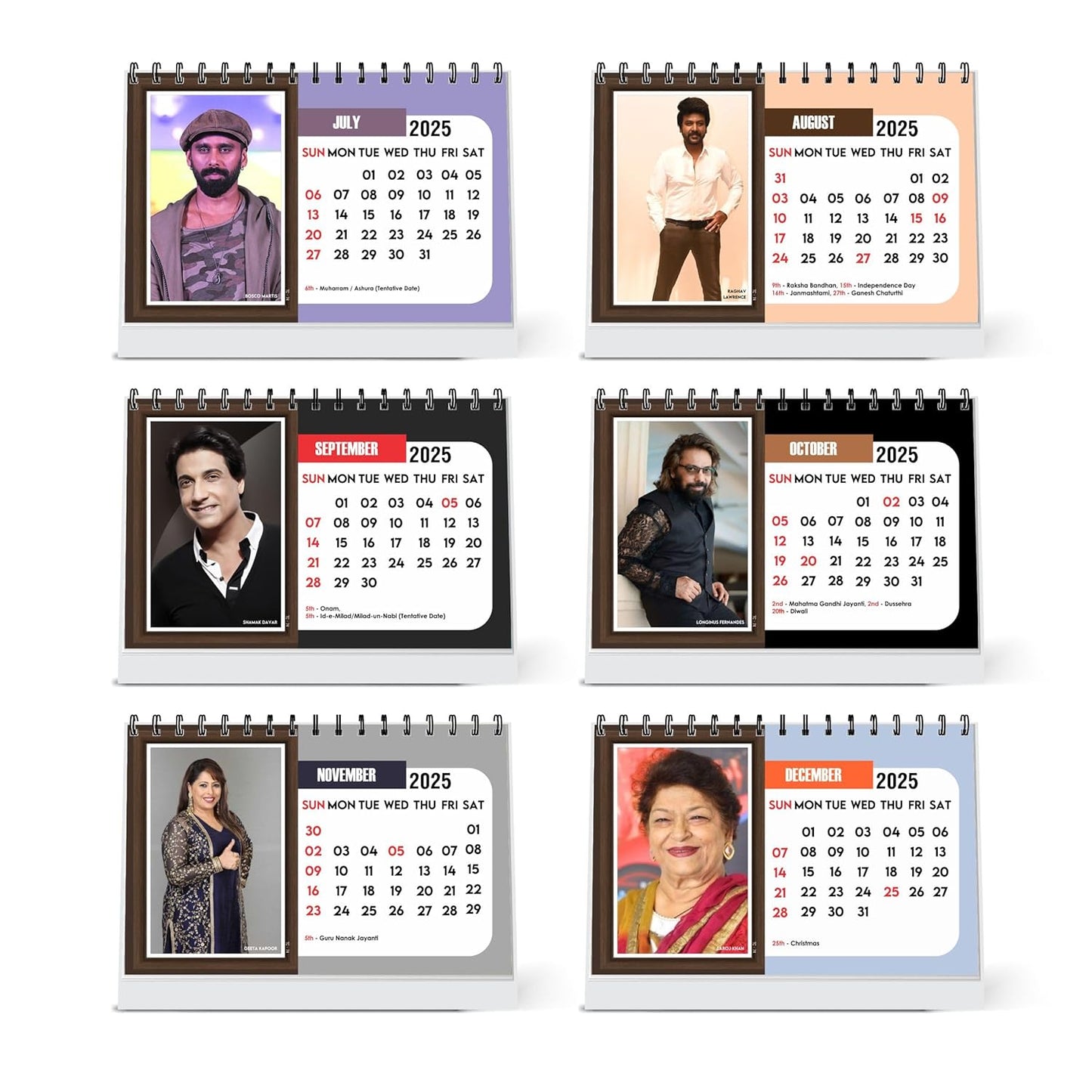 ESCAPER All Bollywood Actors Calendar 2025