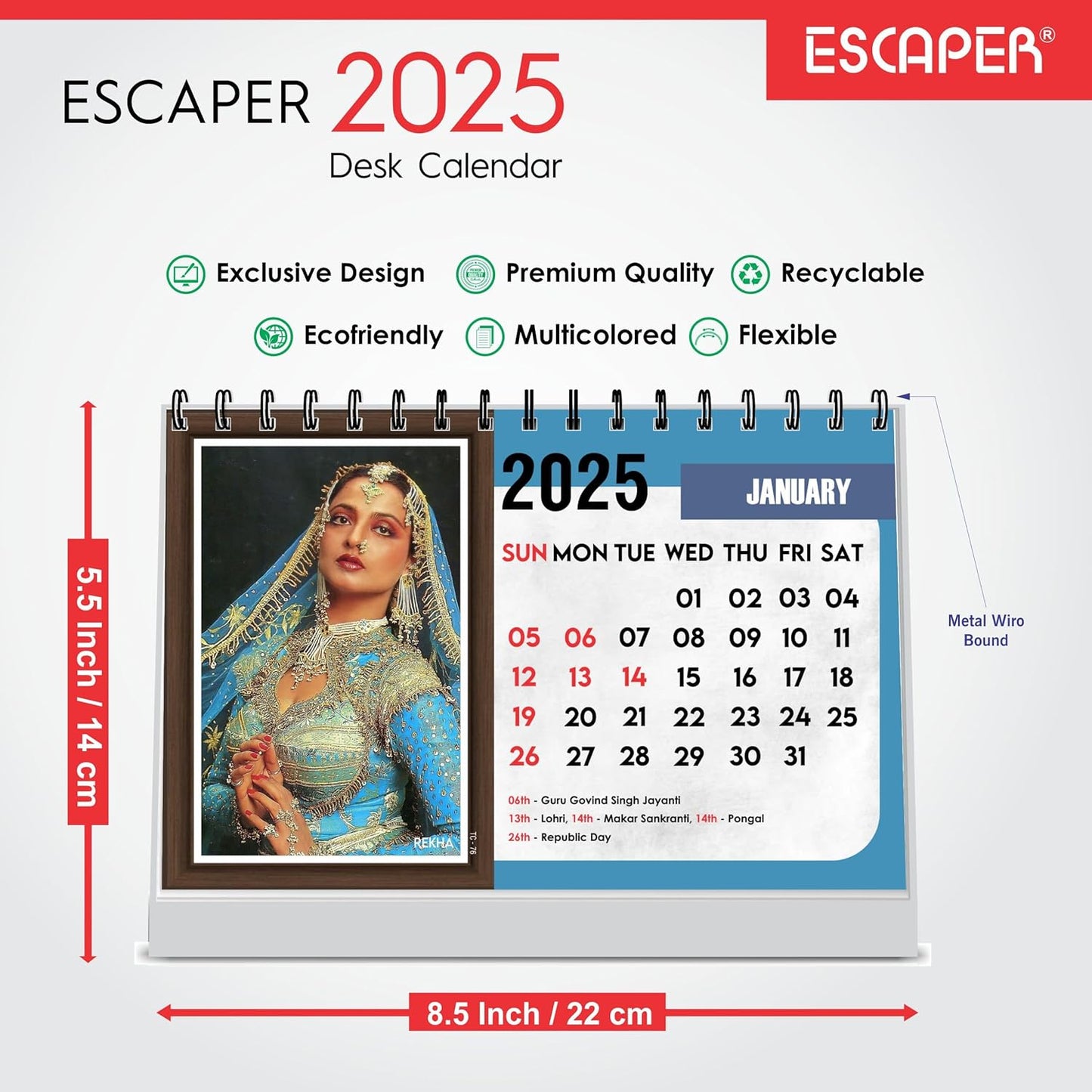 ESCAPER All Bollywood Actors Calendar 2025