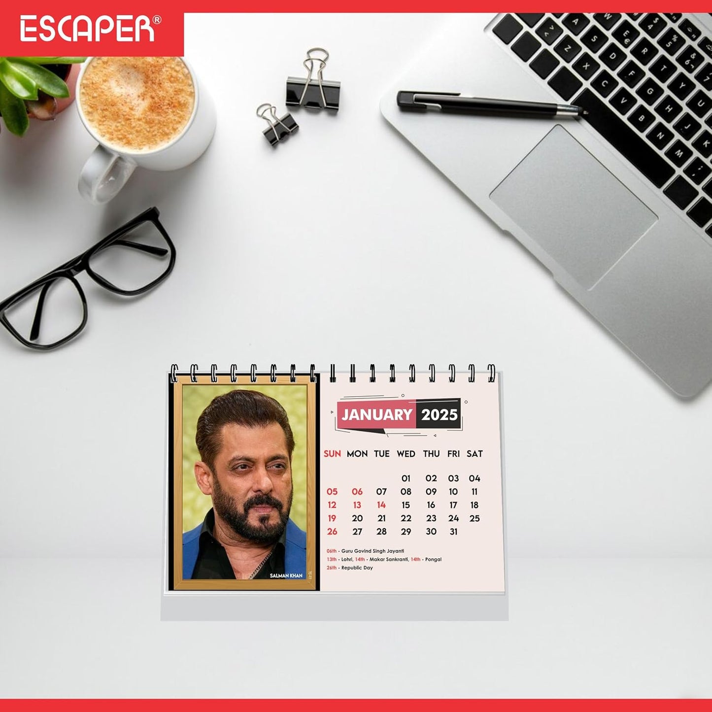 ESCAPER All Bollywood Actors Calendar 2025