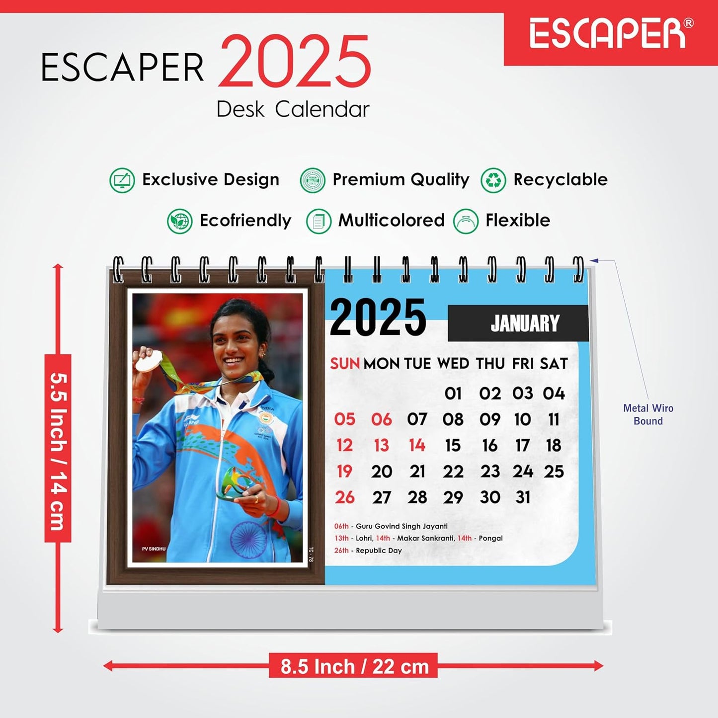 ESCAPER Olympic Calendar 2025