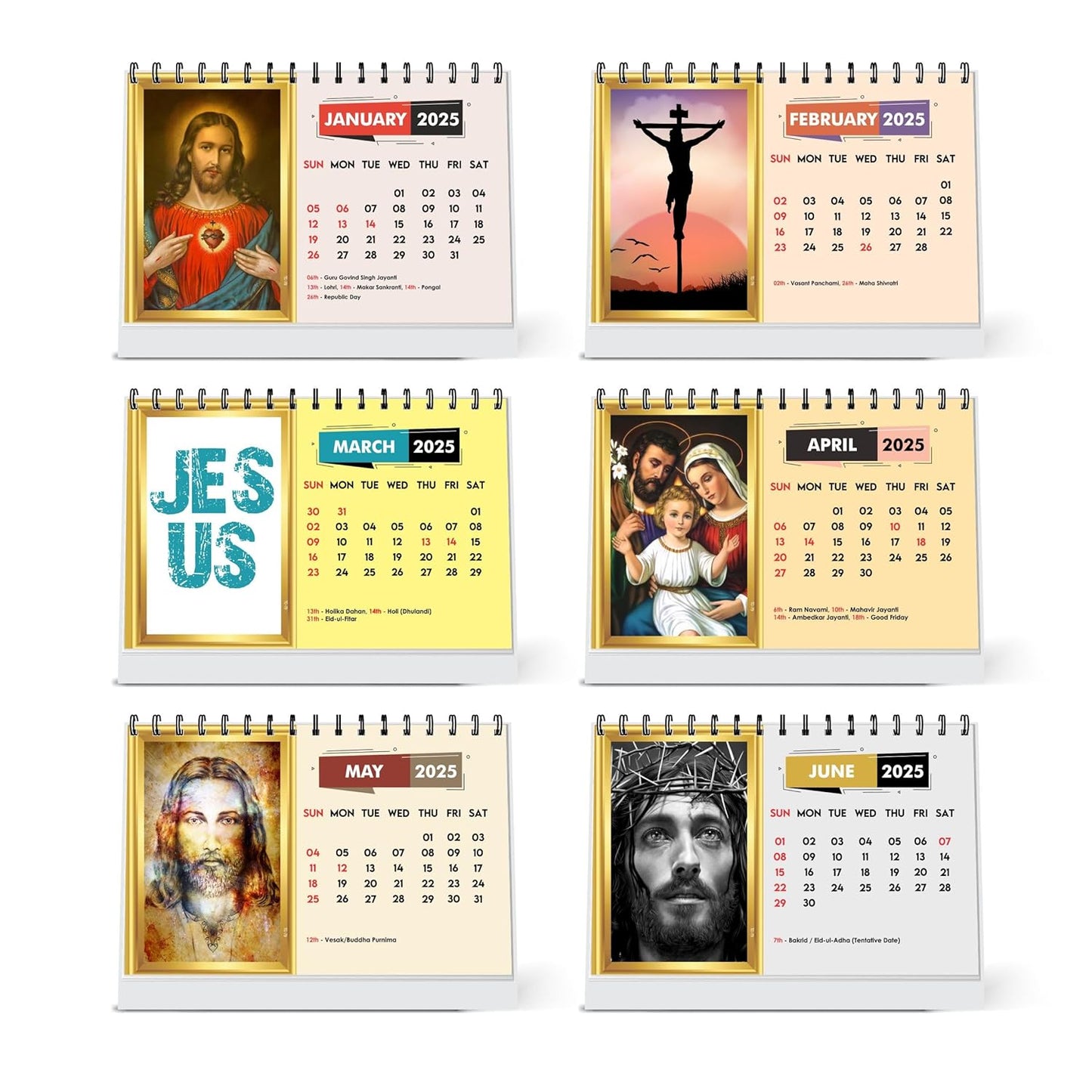 ESCAPER Jesus Christ Calendar 2025