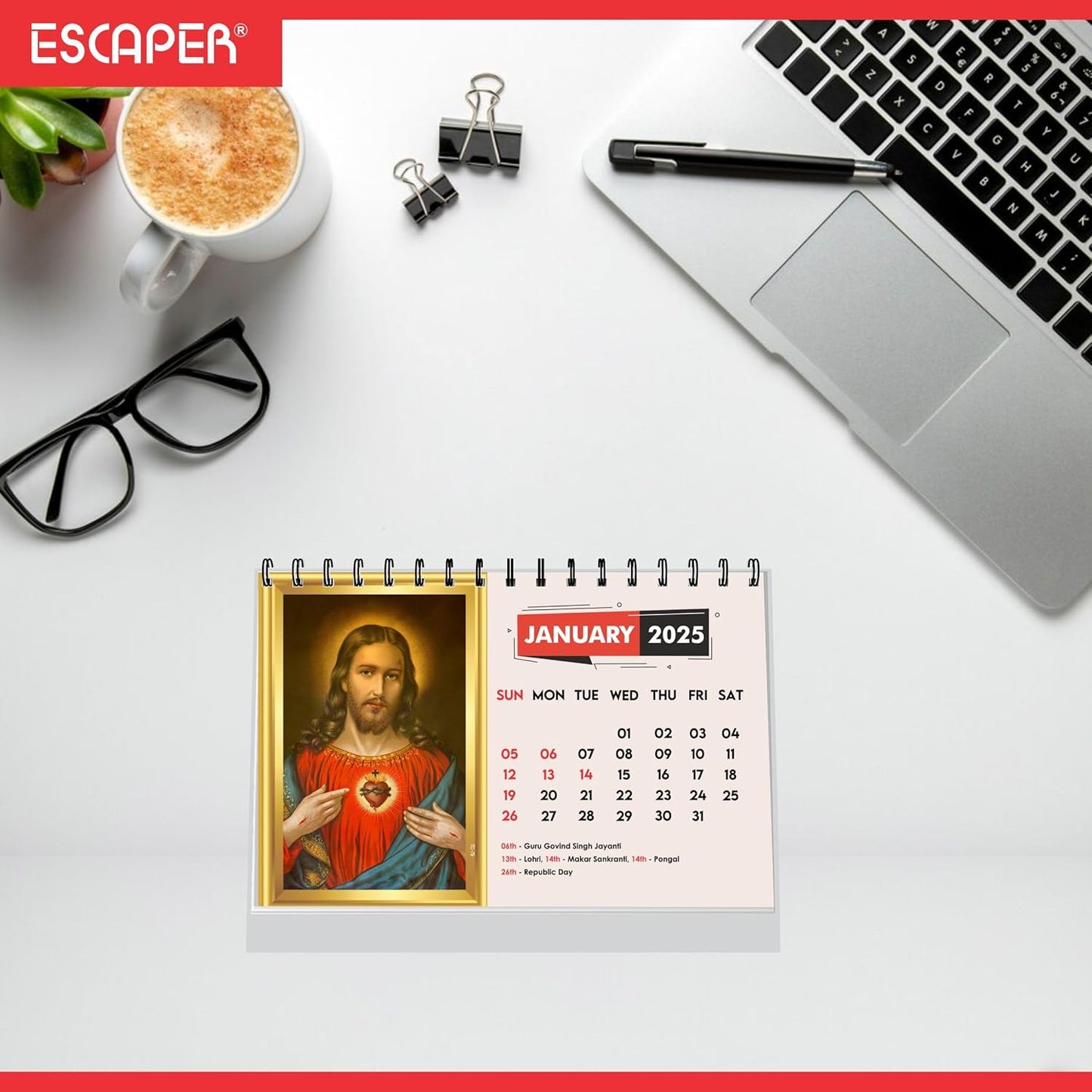 ESCAPER Jesus Christ Calendar 2025