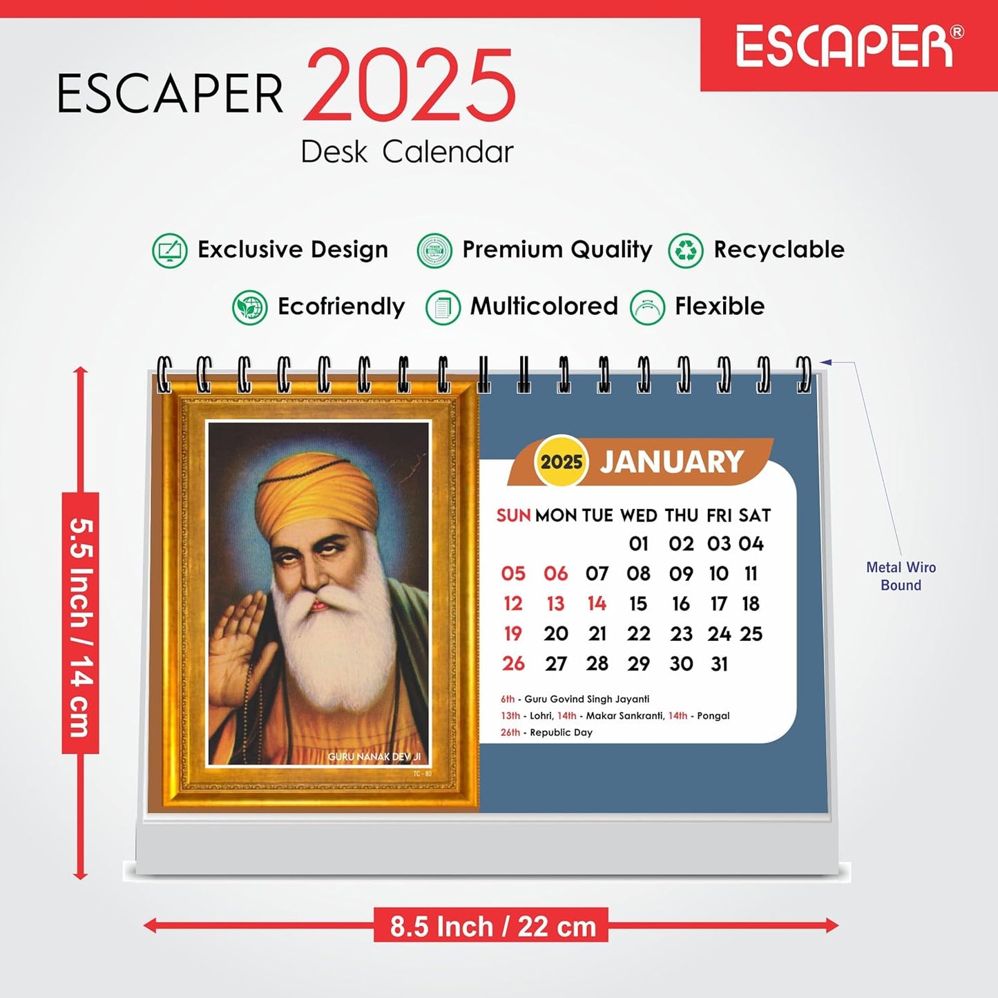 ESCAPER Sikh Calendar 2025