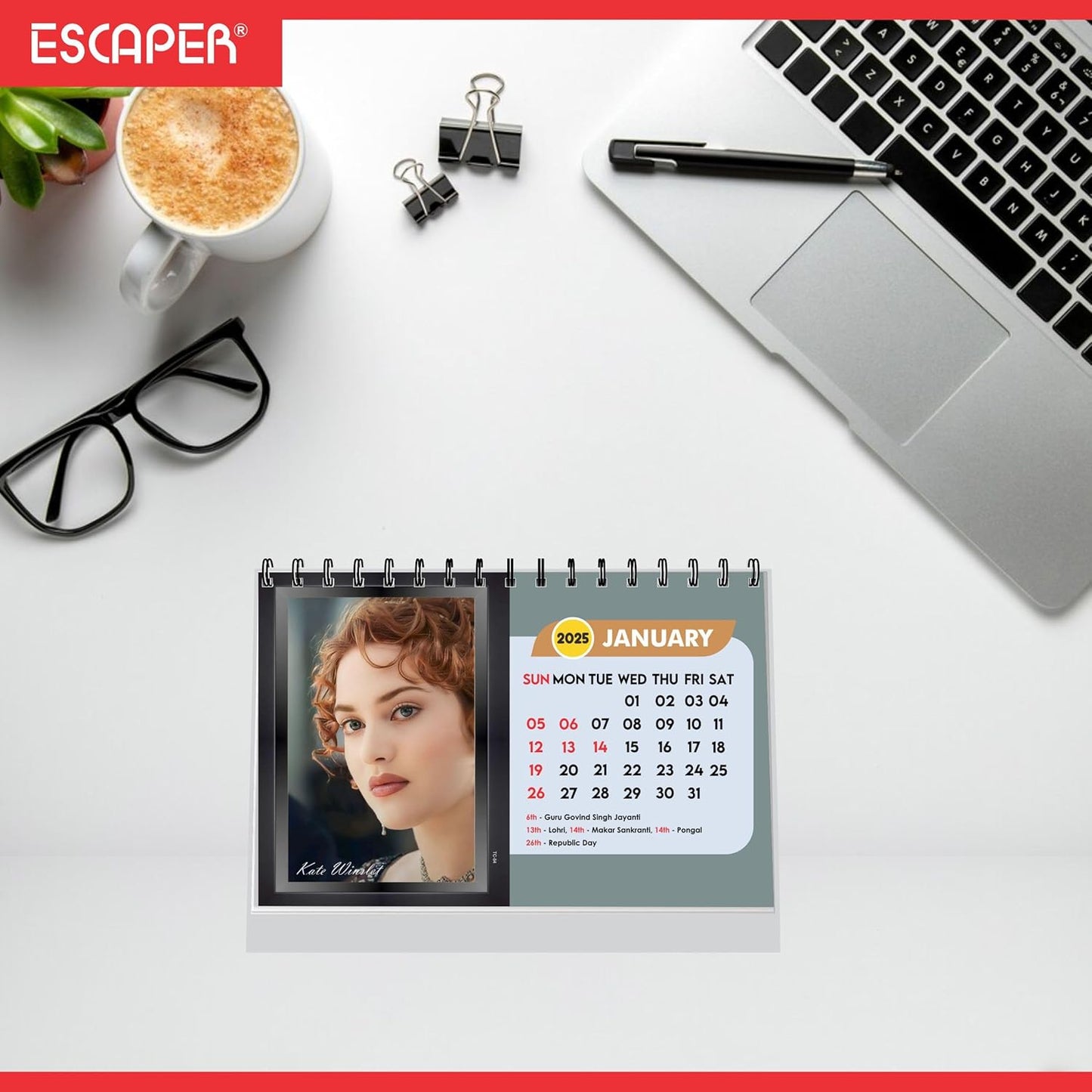 ESCAPER Hollywood Celebritiy Calendar 2025