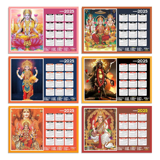 Goddess Lakshmi Wall Calendar 2025