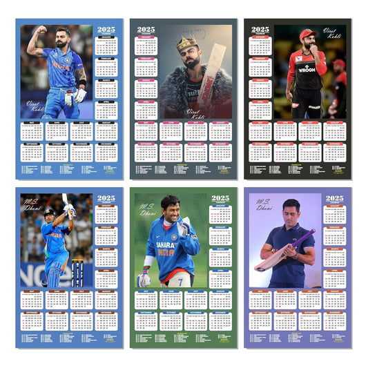 Cricket Wall Calendar 2025